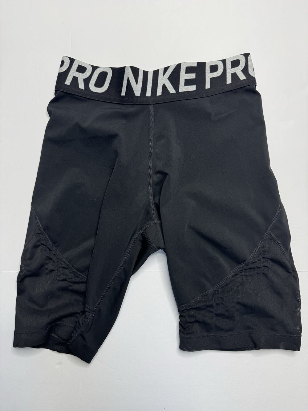 Nike Pro Shorts Womens M Black 8 Inch Compression Dri-FIT Training AR6709-010